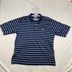 Augusta National Golf Shop Mens XL Striped Polo Shirt Masters Tournament
